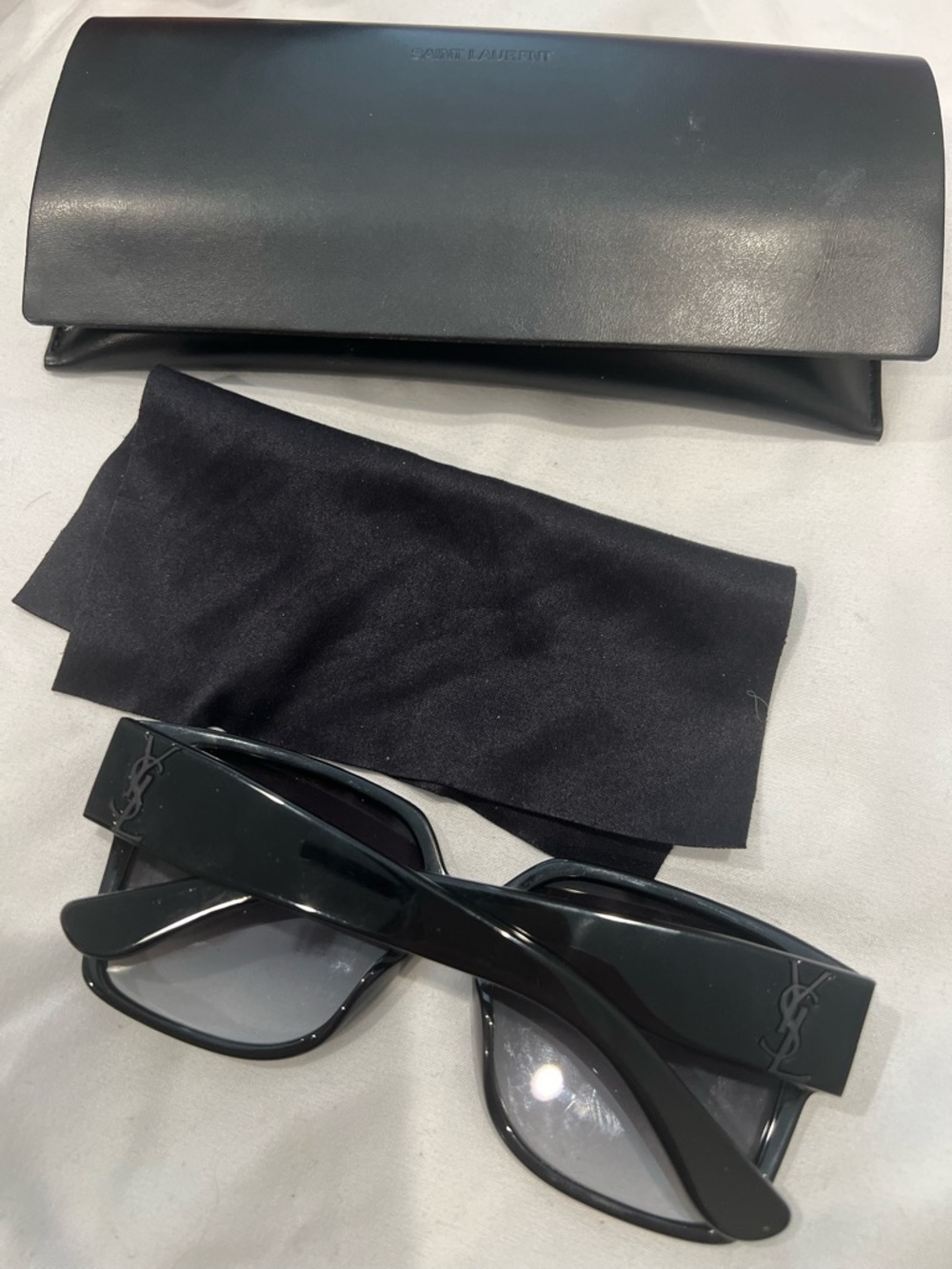 Saint Laurent Black Grey Sunglasses SLM9 - Picture 11 of 15
